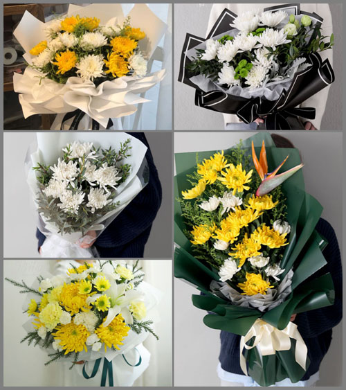 贵州毕节市威宁县黑土河乡白事花束代送